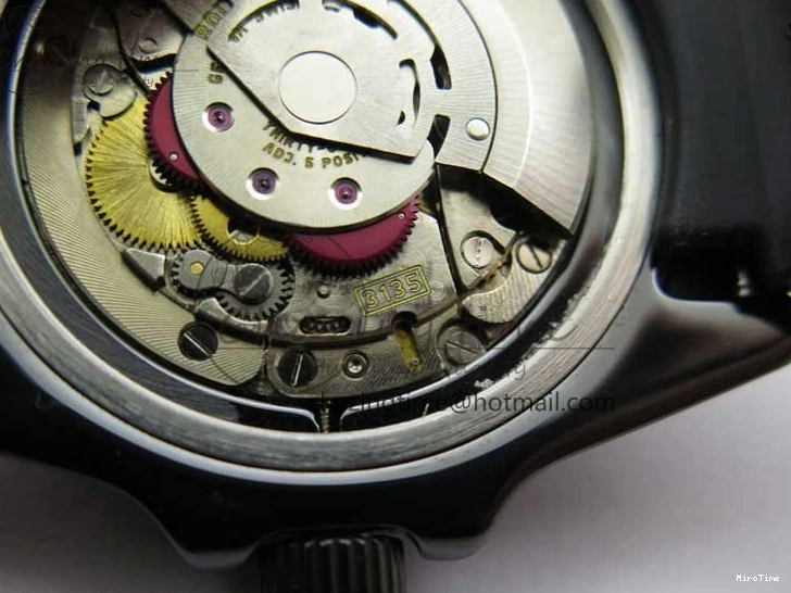 MiroTime 0122 Submariner 40mm Black Ceramic 5GF Best Edition Black Dial on Black Rubber Strap SA Unique 2464